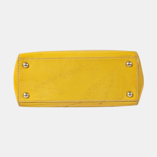Authenticated pre-owned 2 Jours Small Calfskin Yellow - Shoulder Bag at Looply