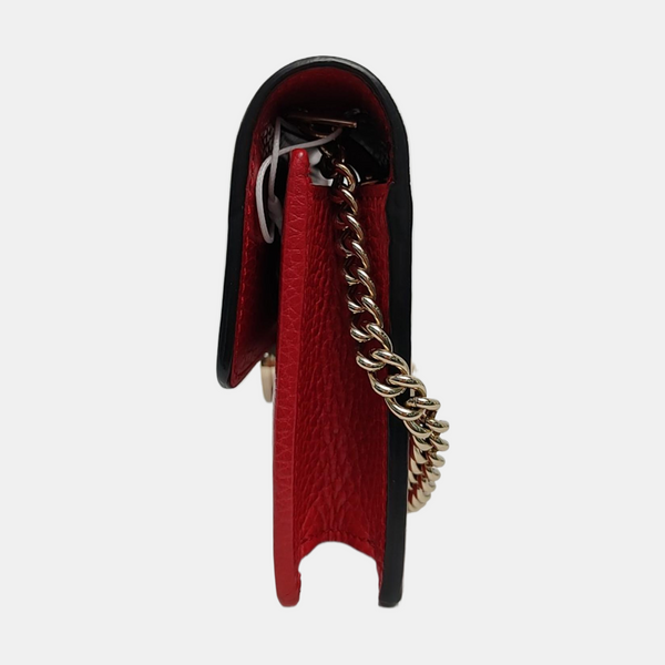 Authenticated pre-owned Interlocking G Calfskin Red - Crossbody Bag at Looply