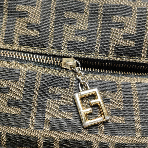Canvas Top Handle Bag Brown