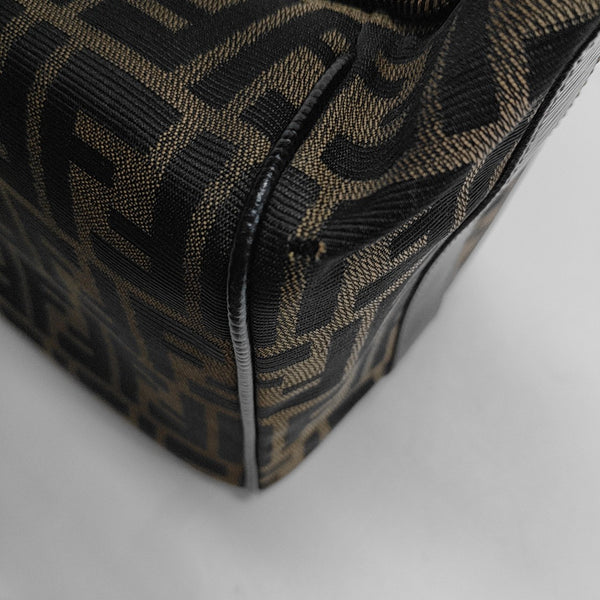 Canvas Top Handle Bag Brown