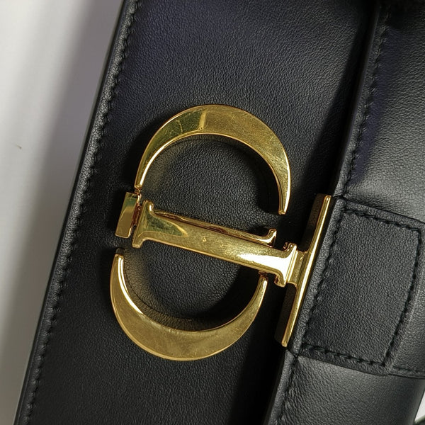 30 Montaigne Mini Calfskin Black