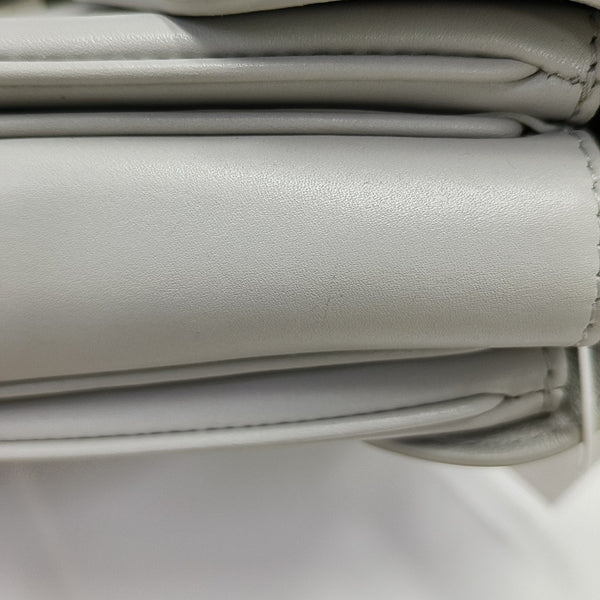 Authenticated pre-owned C Medium Calfskin Gray - Shoulder Bag at Looply