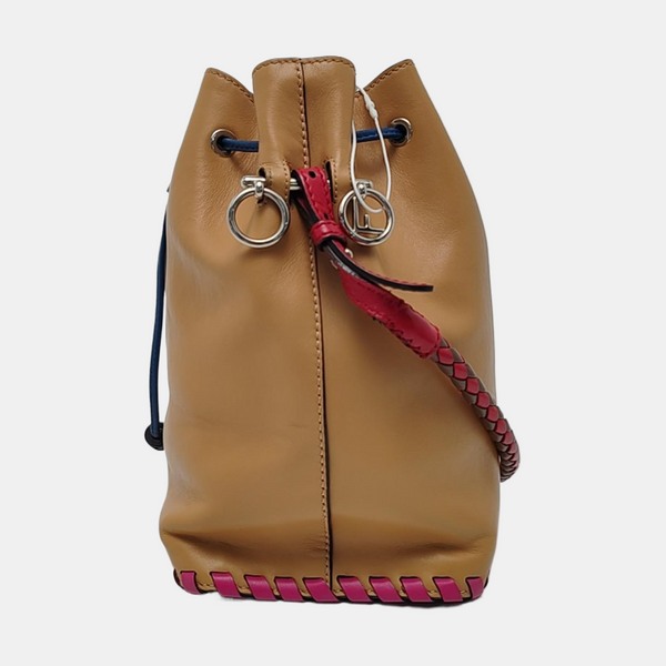 Authenticated pre-owned Mon Tresor Calfskin Brown - Shoulder Bag at Looply