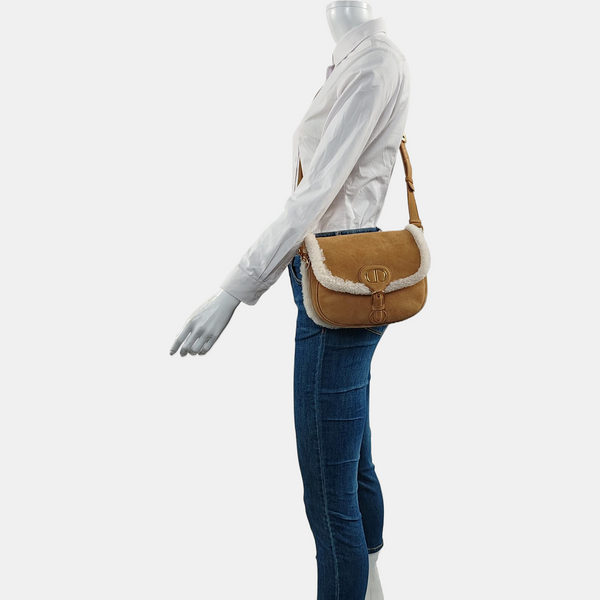Authenticated pre-owned Bobby Medium Sheepskin Beige - Shoulder Bag at Looply