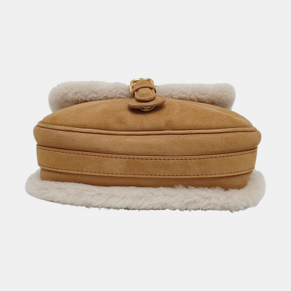 Authenticated pre-owned Bobby Medium Sheepskin Beige - Shoulder Bag at Looply