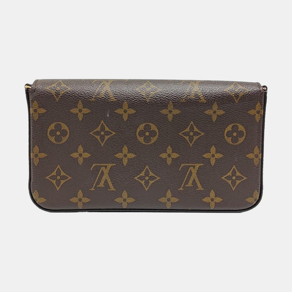 Authenticated pre-owned Félicie Monogram Coated Canvas Brown - Shoulder Bag at Looply