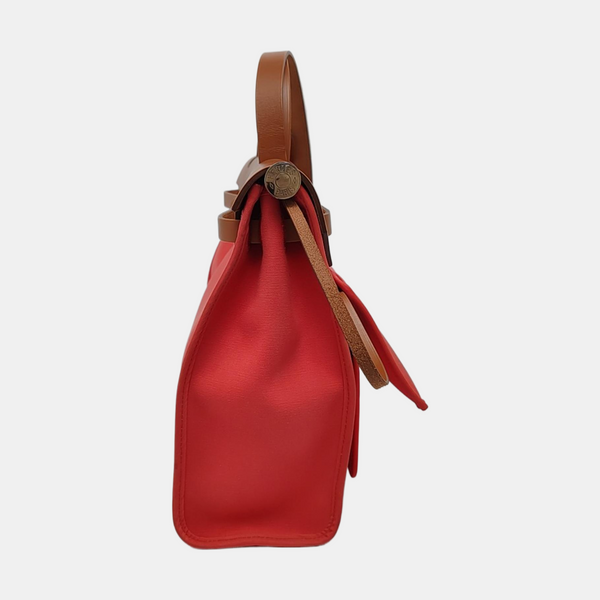 Authenticated pre-owned Herbag 31 Canvas Pink - Shoulder Bag at Looply
