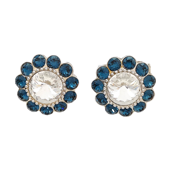 Metal Synthetic Crystal Clear Earring