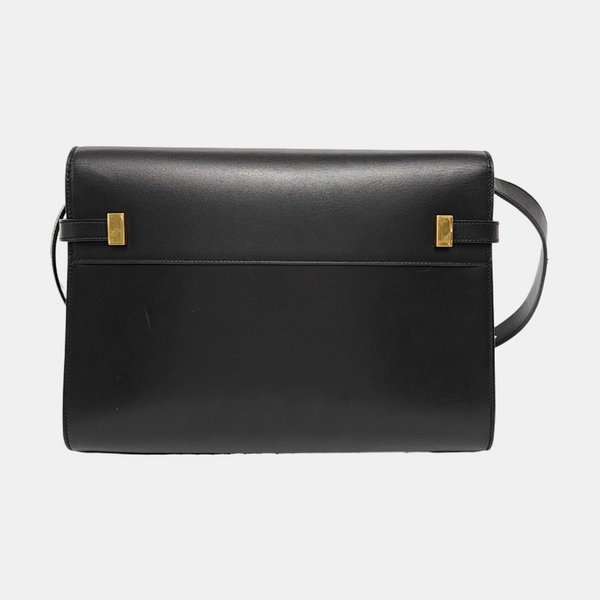 Authenticated pre-owned Manhattan Medium Calfskin Black - Shoulder Bag at Looply