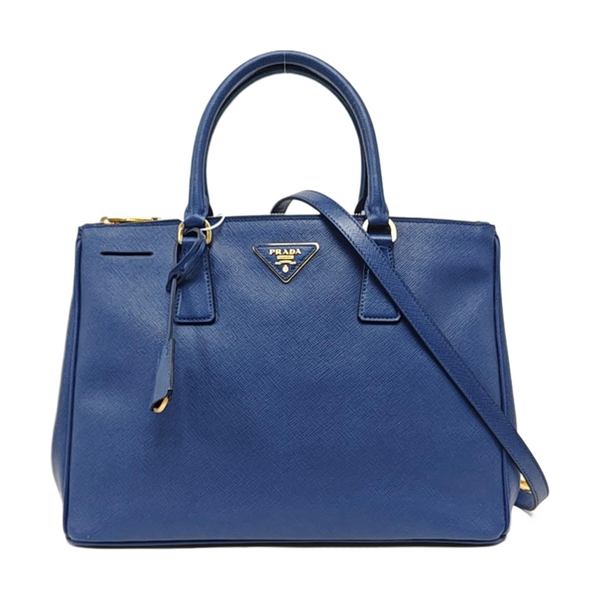 Authenticated pre-owned Galleria Small Calfskin Blue - Shoulder Bag at Looply