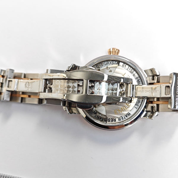 Leman 30mm White Automatic Watch