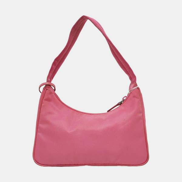 Authenticated pre-owned Re-edition2000 Mini Nylon Pink - Top Handle Bag at Looply