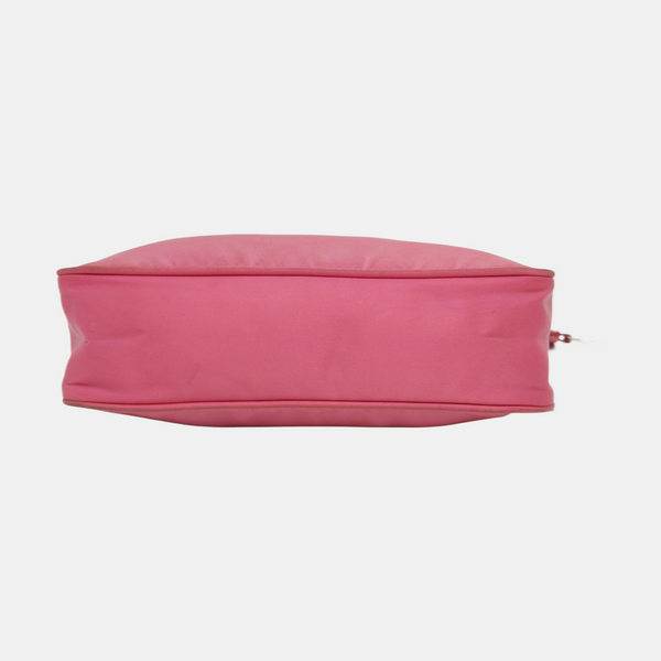 Authenticated pre-owned Re-edition2000 Mini Nylon Pink - Top Handle Bag at Looply