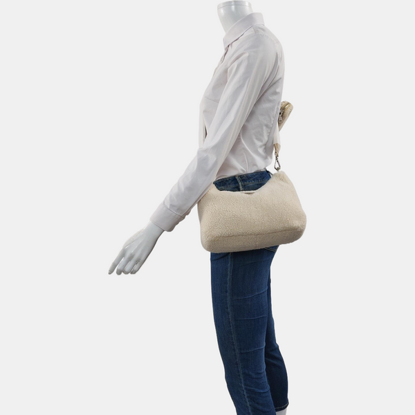 Authenticated pre-owned Re-edition2005 Fabric Beige - Shoulder Bag at Looply