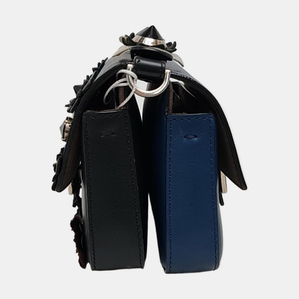 Calfskin Crossbody Bag Black
