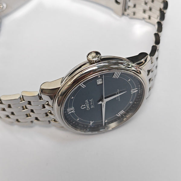 De Ville 39.5mm Navy Blue Automatic Watch