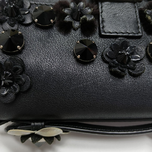 Calfskin Crossbody Bag Black