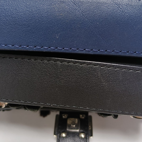 Calfskin Crossbody Bag Black