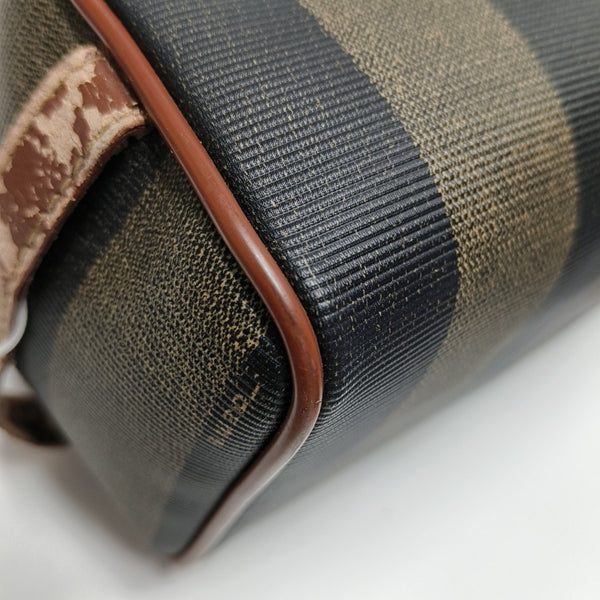 Coated Canvas Top Handle Bag Multicolor