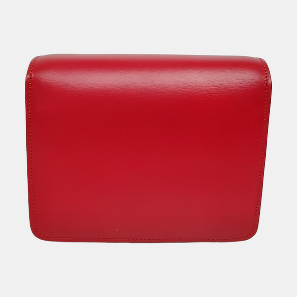 Authenticated pre-owned CLASSIC BOX Mini Calfskin Red - Crossbody Bag at Looply