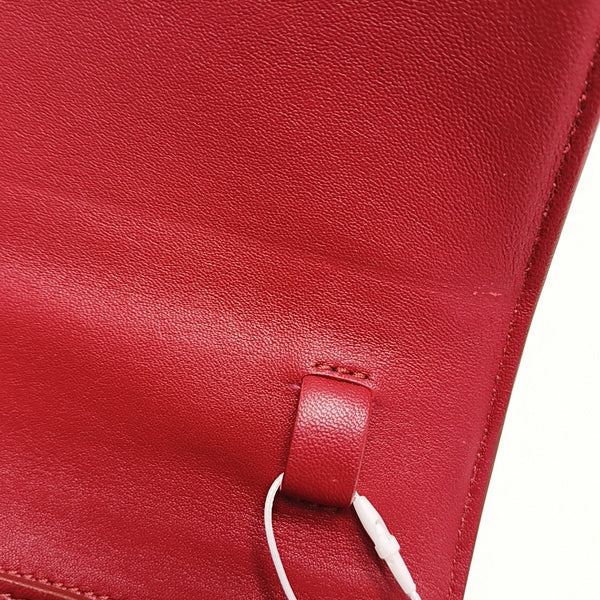 Authenticated pre-owned CLASSIC BOX Mini Calfskin Red - Crossbody Bag at Looply