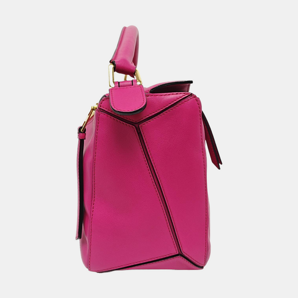 Authenticated pre-owned Puzzle Small Calfskin Pink - Shoulder Bag at Looply