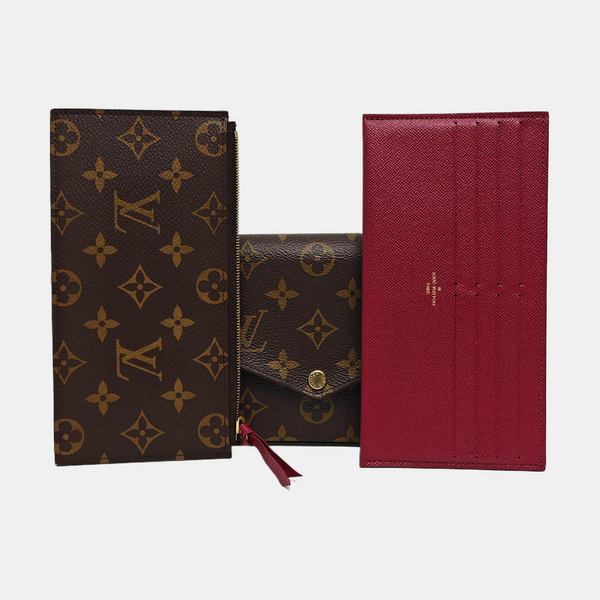 Authenticated pre-owned Félicie Monogram Coated Canvas Brown - Crossbody Bag at Looply