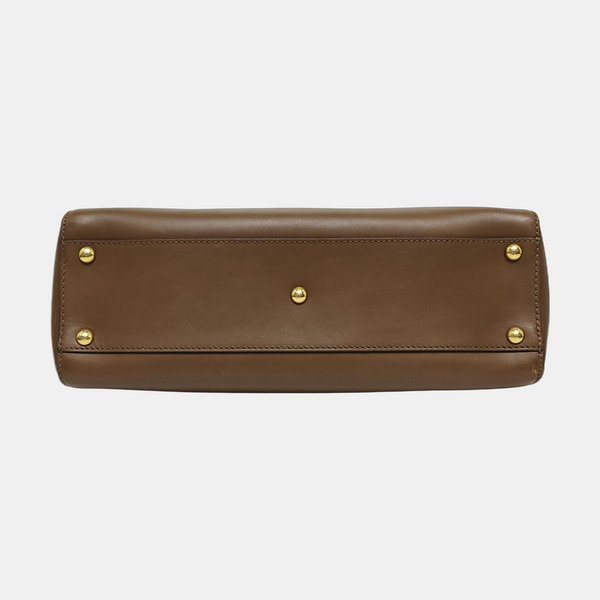 Authenticated pre-owned Peekaboo Small Calfskin Brown - Shoulder Bag at Looply