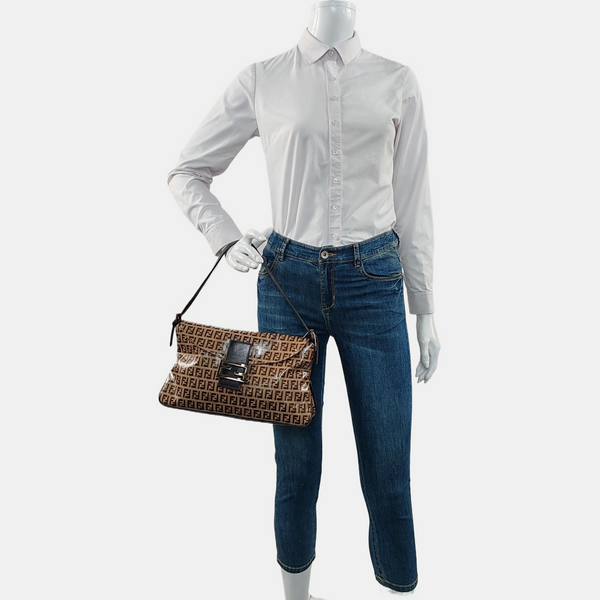Coated Canvas Top Handle Bag Multicolor