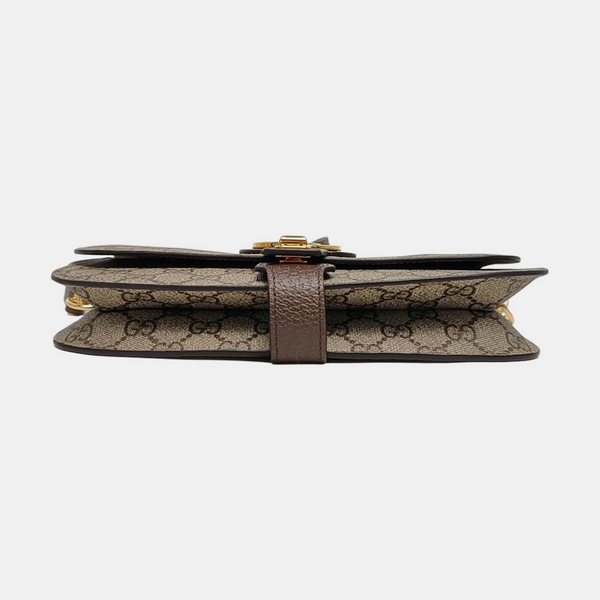 Authenticated pre-owned Blondie Monogram Coated Canvas Beige - Shoulder Bag at Looply