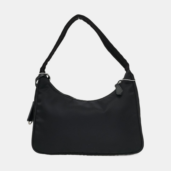 Authenticated pre-owned Re-edition2000 Mini Nylon Black - Top Handle Bag at Looply