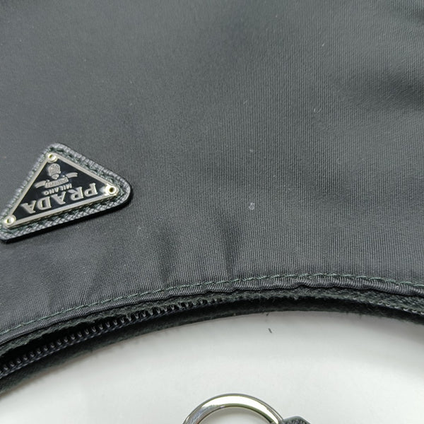Authenticated pre-owned Re-edition2000 Mini Nylon Black - Top Handle Bag at Looply