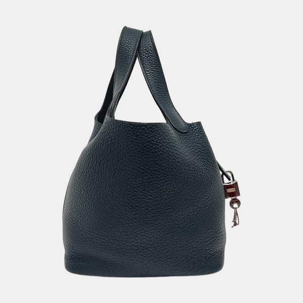 Authenticated pre-owned Picotin Lock 18 Clemence Green - Top Handle Bag at Looply