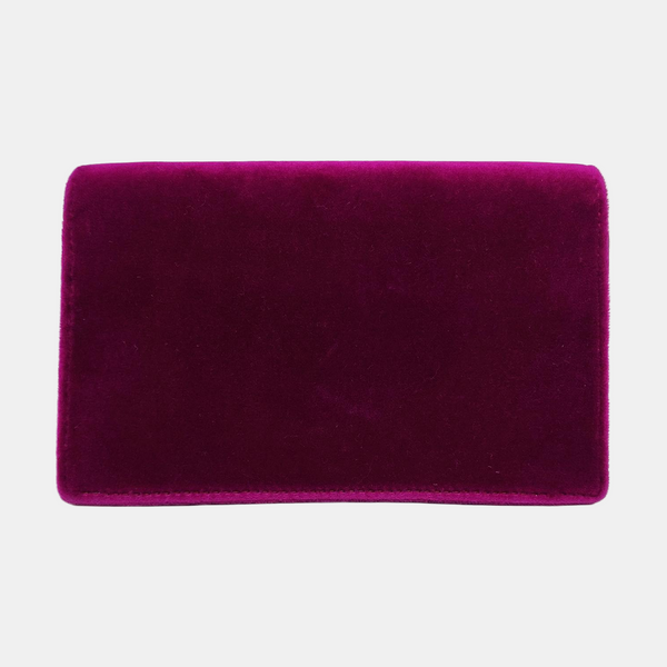 Authenticated pre-owned Dionysus Super Mini Velvet Burgundy - Shoulder Bag at Looply