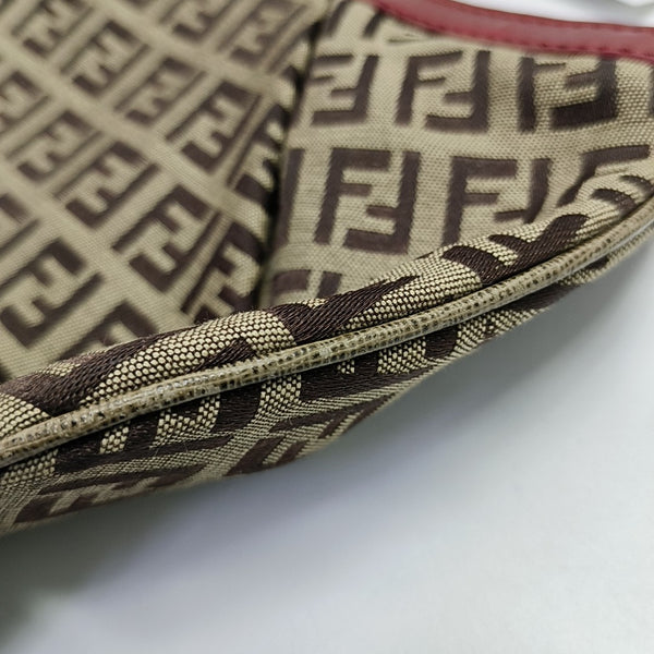Canvas Top Handle Bag Brown