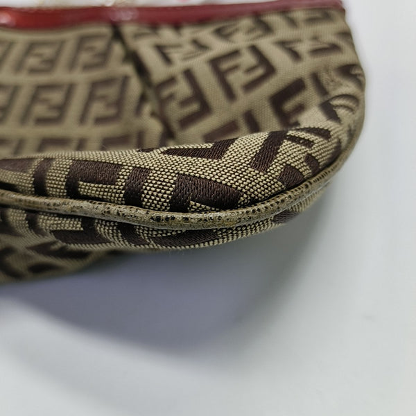 Canvas Top Handle Bag Brown