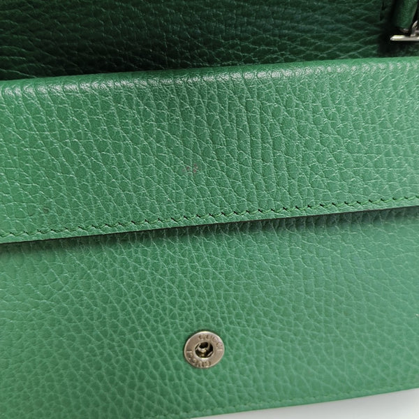 Authenticated pre-owned Dionysus Super Mini Calfskin Green - Crossbody Bag at Looply