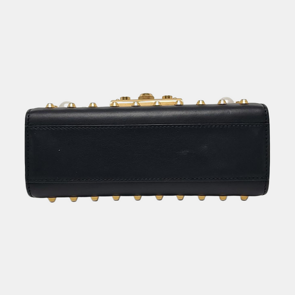 Authenticated pre-owned Padlock Small Calfskin Black - Crossbody Bag at Looply