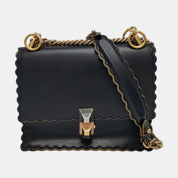 Kan I Mini Calfskin Black