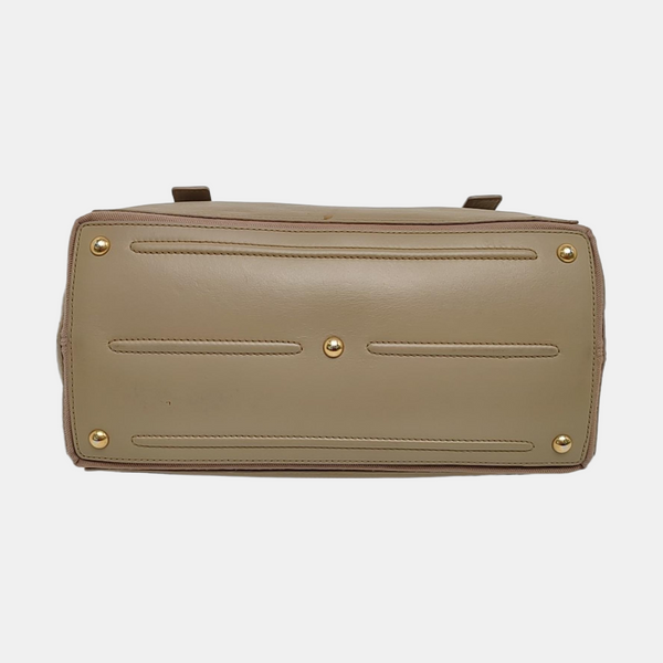 MUSE TWO Medium Calfskin Beige