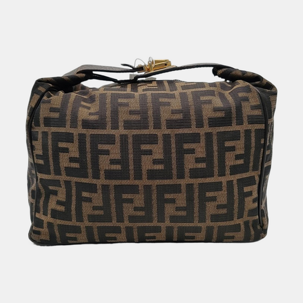 Canvas Top Handle Bag Brown