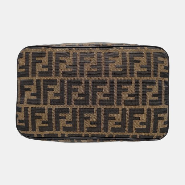 Canvas Top Handle Bag Brown