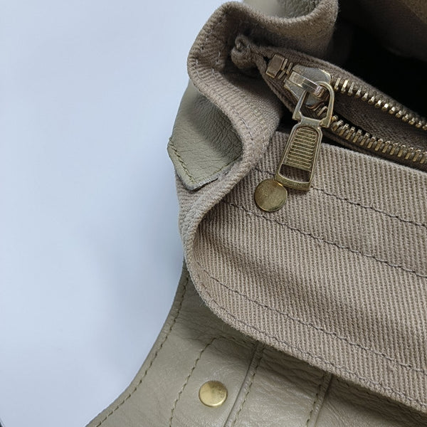 MUSE TWO Medium Calfskin Beige