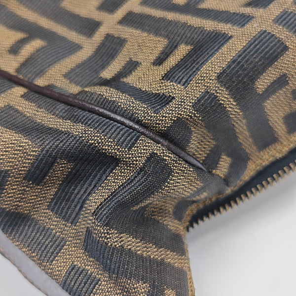 Canvas Top Handle Bag Brown