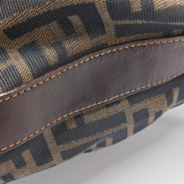 Canvas Top Handle Bag Brown