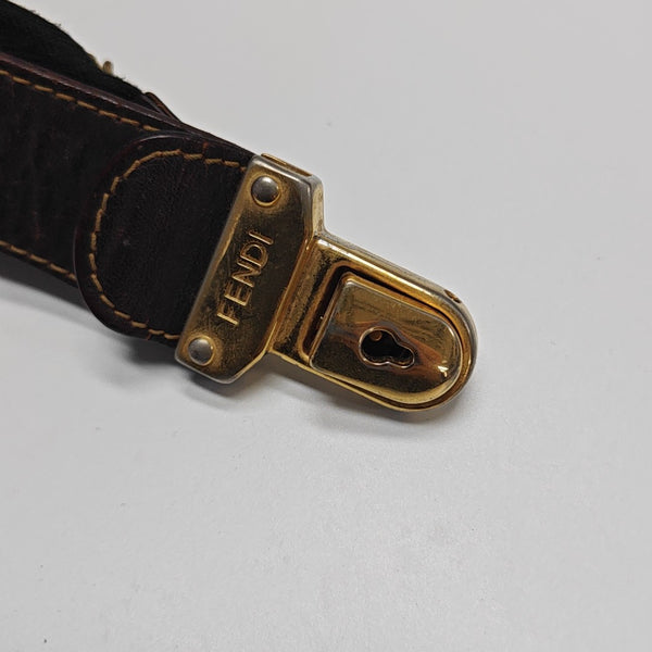 Canvas Top Handle Bag Brown