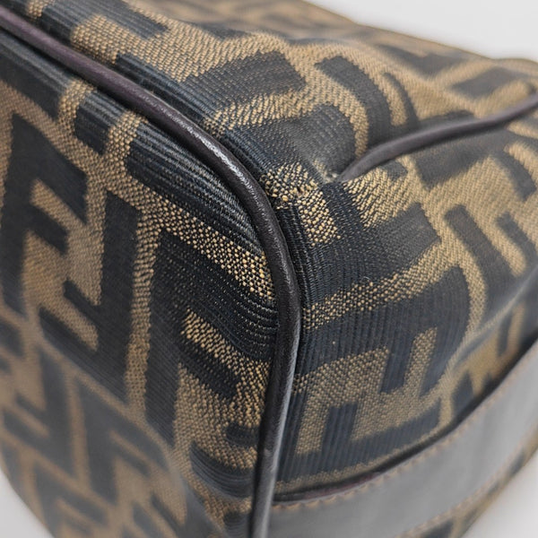 Canvas Top Handle Bag Brown