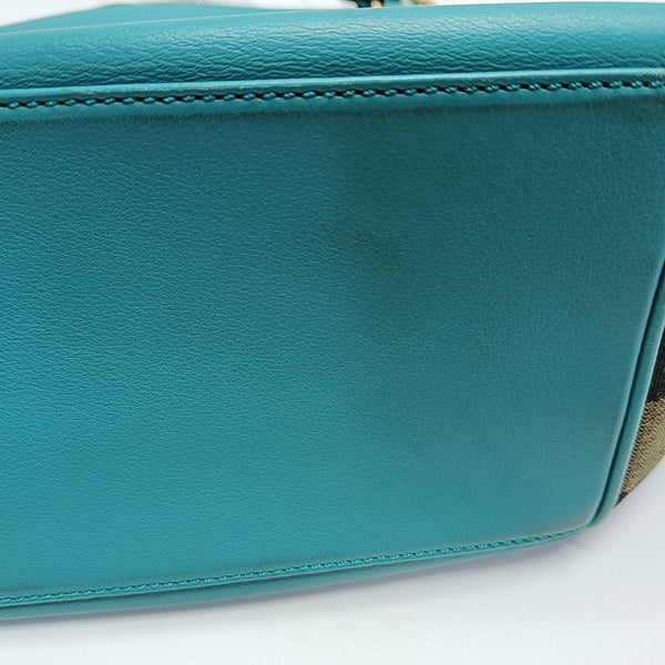 Calfskin Top Handle Bag Green