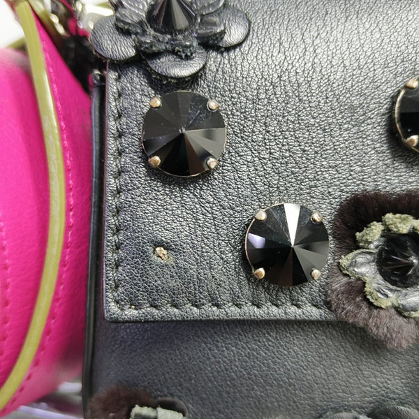 Calfskin Crossbody Bag Black