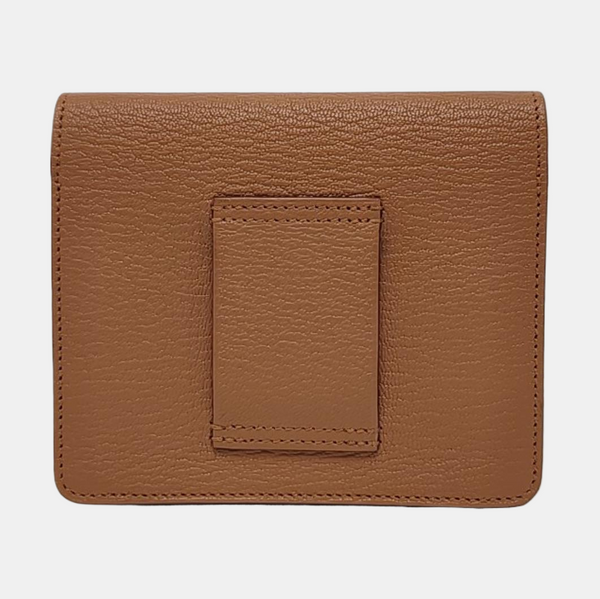 Authenticated pre-owned Roulis Slim Chèvre Mysore Brown Wallet - Wallets at Looply